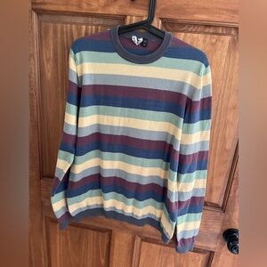 Barney’s Co-op Multi Colored Striped Sweater. Preppy, Casual,Men’s Size:L